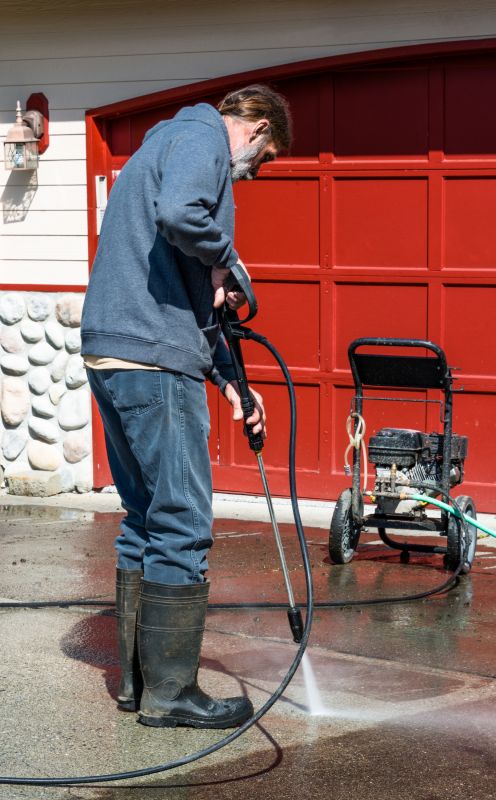 Garage Pressure Washing