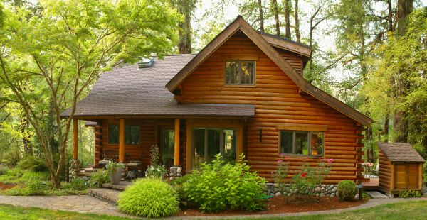 Log Home Exterior Cleaning in El Cajon