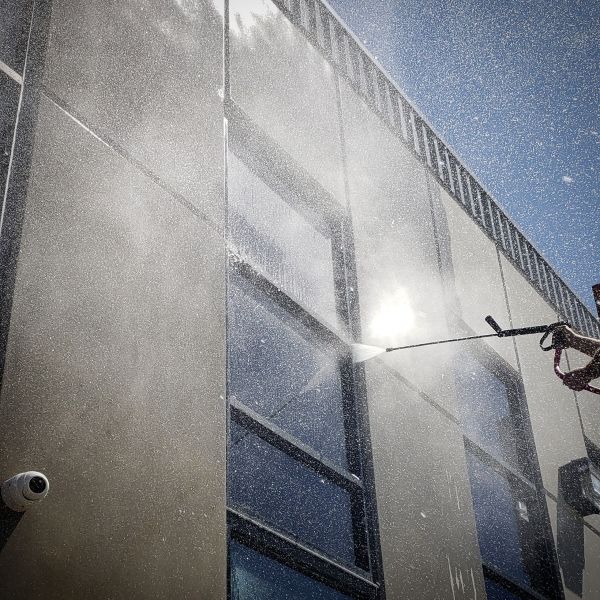Exterior Building Washing in El Cajon