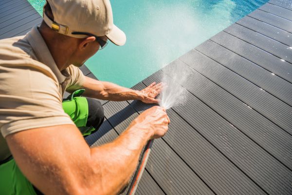 Pool Area Power Washing in El Cajon